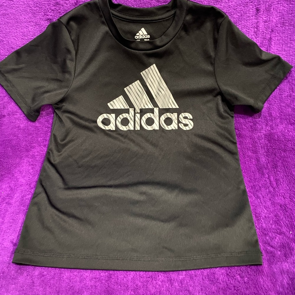 Boys ADIDAS dry-fit shirt size 6.